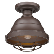 Golden 7316-OSF TBZ - Golden Lighting Bartlett 1-light Outdoor Ceiling in Textured Bronze
